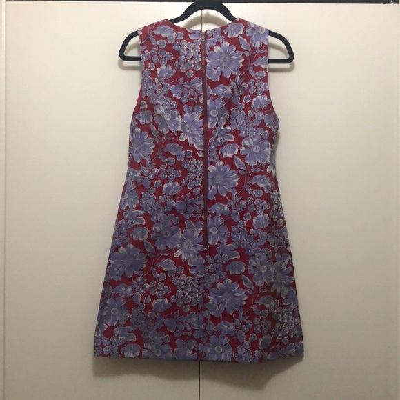 alice + olivia Coley Floral Sleeveless Dress - Picture 7 of 7